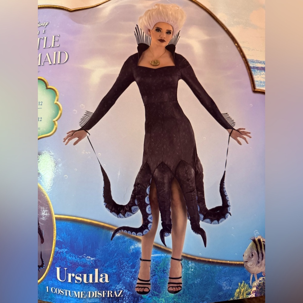 Disney Little Mermaid Ursula Costume - Black and Purple